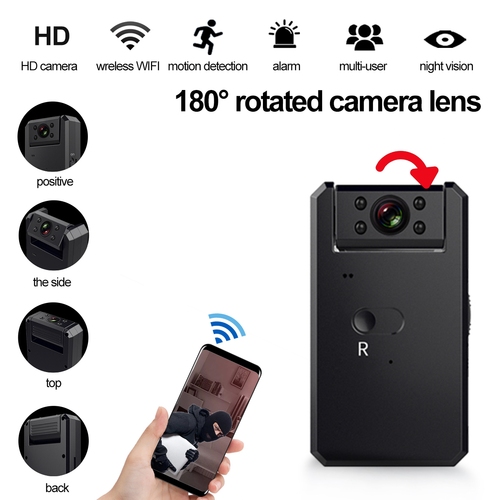 Camera mini không dây Q14-1080p wifi hồng ngoại - bin 3-5h